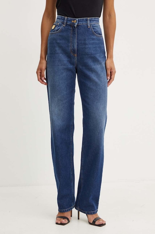 Τζιν παντελόνι Elisabetta Franchi σκούρο μπλε PJ78D46E2