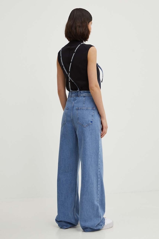 Karl Lagerfeld Jeans salopete din denim 245J1301 albastru AW24