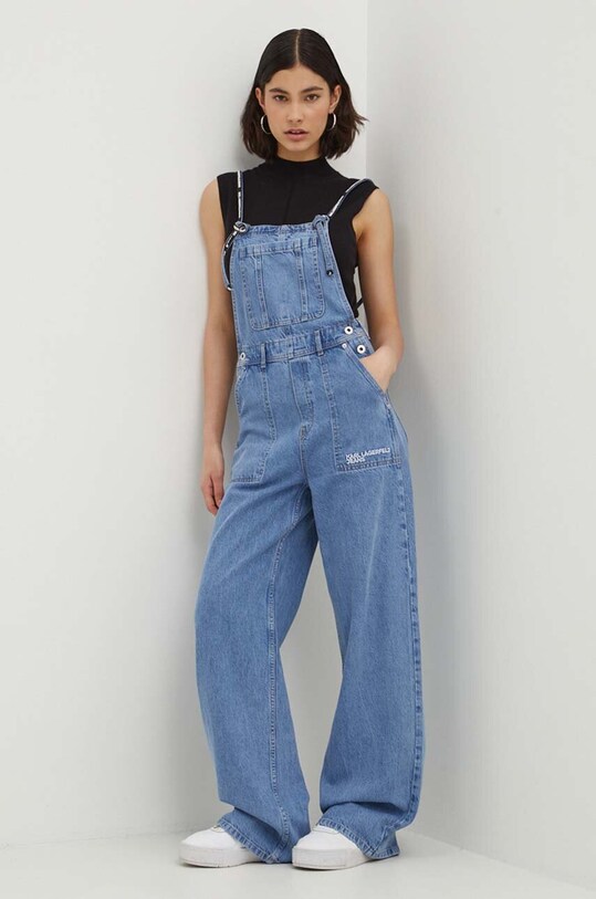 Дрехи Дънков гащеризон Karl Lagerfeld Jeans 245J1301 син