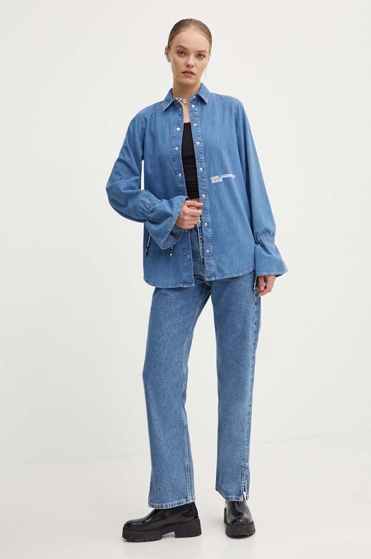 Rifle Karl Lagerfeld Jeans 245J1115 modrá AW24