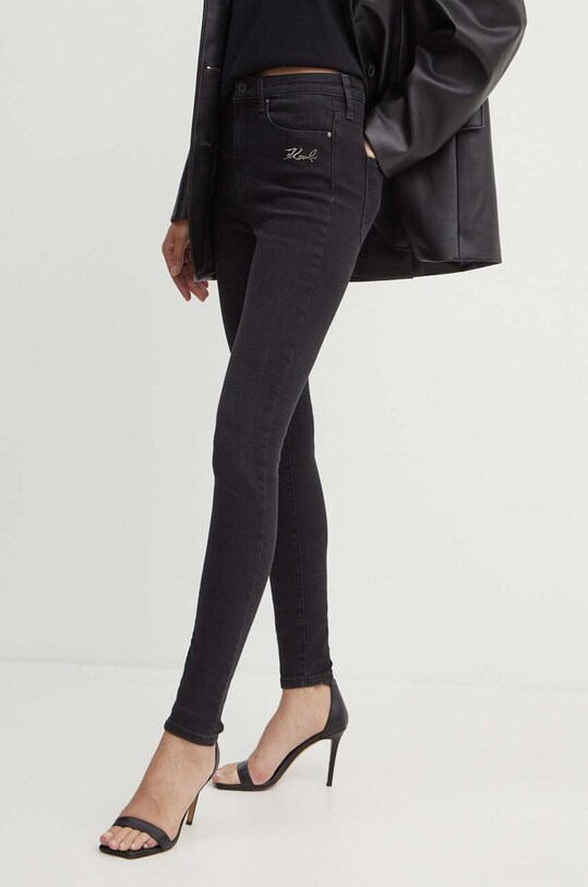 Karl Lagerfeld jeansy czarny 245W1101