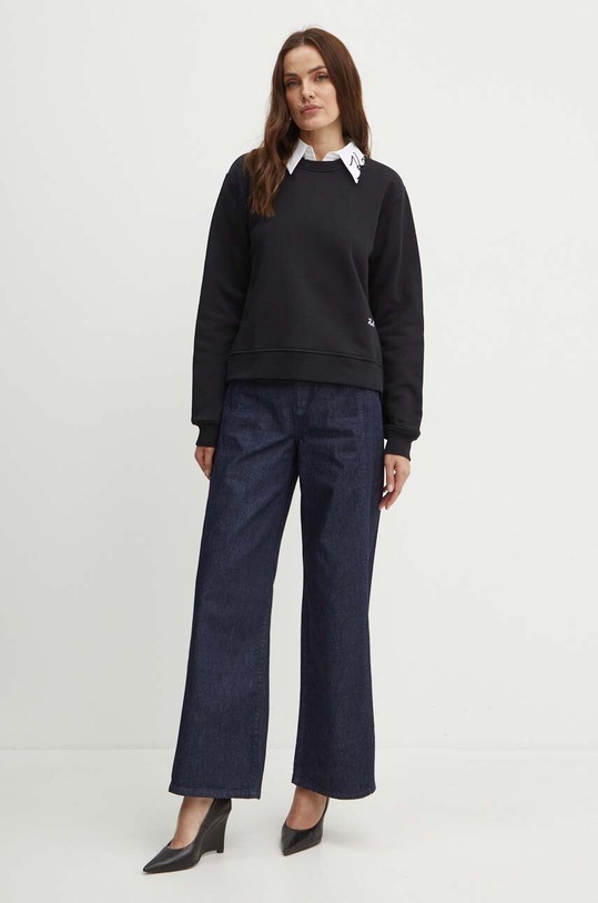 Karl Lagerfeld jeansy 245W1102 granatowy AW24