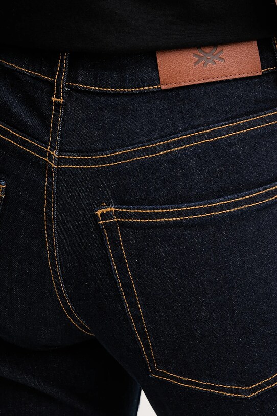 Džíny United Colors of Benetton námořnická modř 4OTADE00F