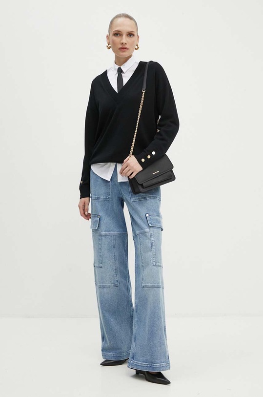 Îmbrăcăminte MICHAEL Michael Kors jeansi MT4905HEB1 albastru