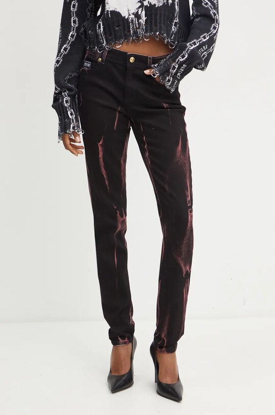 Τζιν παντελόνι Versace Jeans Couture μαύρο 77HAB5K0.DW081F01