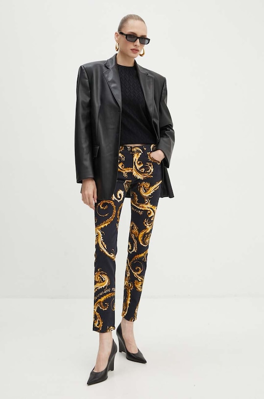 Τζιν παντελόνι Versace Jeans Couture Melissa 77HAB5S0.ES118LO1 μαύρο AW24