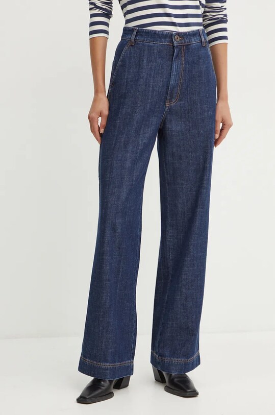 Weekend Max Mara jeansy granatowy 2425186012600