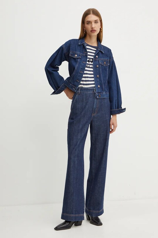 Weekend Max Mara jeansy 2425186012600 granatowy AW24