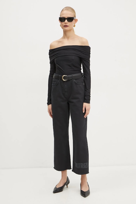 Traperice Patrizia Pepe 2P1638.D090 crna AW24