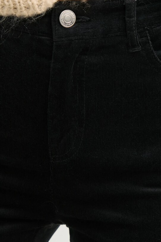 United Colors of Benetton spodnie sztruksowe czarny 4MIQDE028