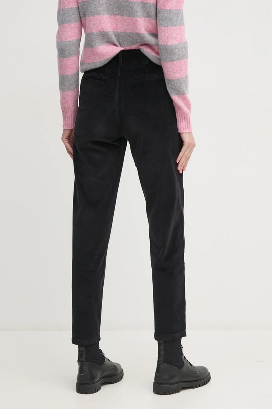 Îmbrăcăminte United Colors of Benetton pantaloni de catifea cord 4ZENDF07H negru