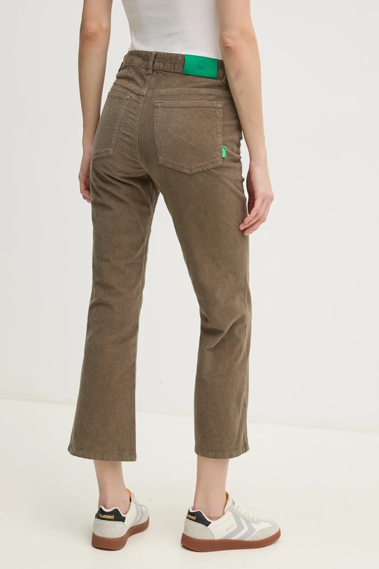 Îmbrăcăminte United Colors of Benetton pantaloni de catifea cord 41ULDE01G verde