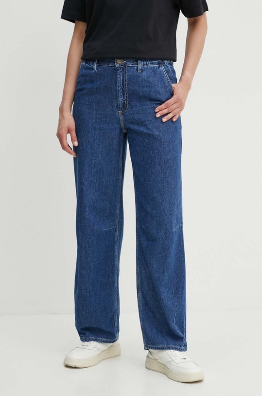 American Vintage jeansy Planet friendly granatowy GLO11AH24