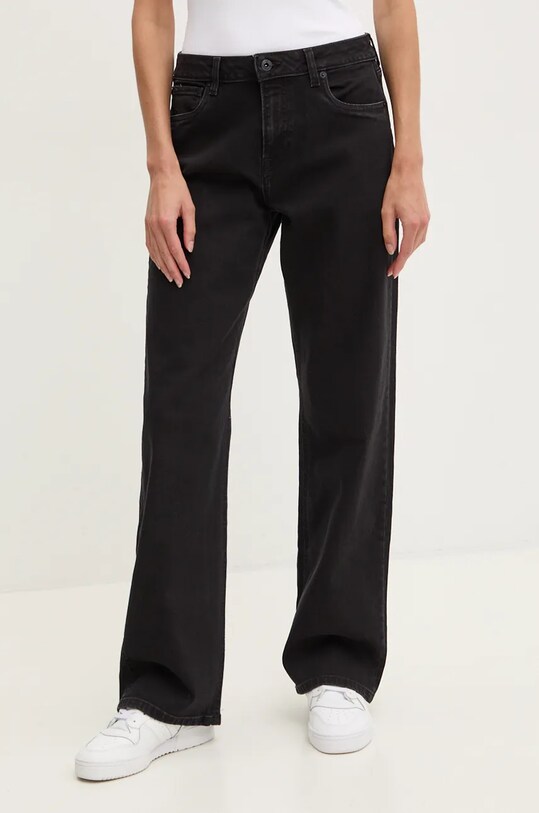 Джинсы Pepe Jeans LOOSE ST JEANS HW Planet friendly чёрный PL204699XH2