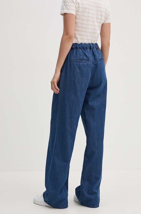Odzież Pepe Jeans jeansy LOOSE ST JEANS HW PLEAT PL204717 granatowy