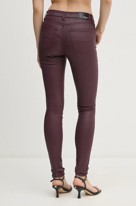 Ρούχα Παντελόνι Pepe Jeans SKINNY JEANS MW PL204728YH7 μπορντό