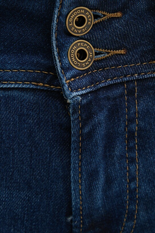 Pepe Jeans jeansy SLIM JEANS LW granatowy PL204729DP6
