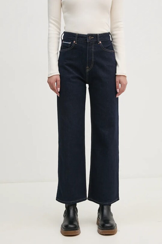 Pepe Jeans jeansi STRAIGHT JEANS UHW Planet friendly bleumarin PL204731AB3