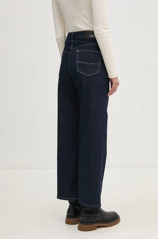 Odzież Pepe Jeans jeansy STRAIGHT JEANS UHW PL204731AB3 granatowy