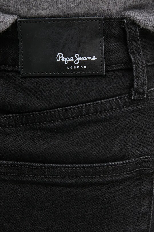 Rifle Pepe Jeans STRAIGHT JEANS UHW čierna PL204731XH2
