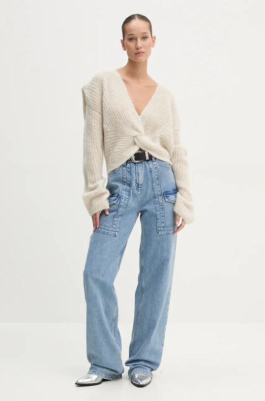 Джинсы IRO WP23ZAIG голубой AW24