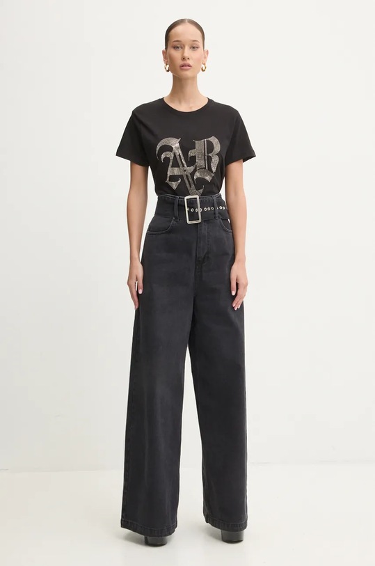 Aniye By jeansy 181212 czarny AW24