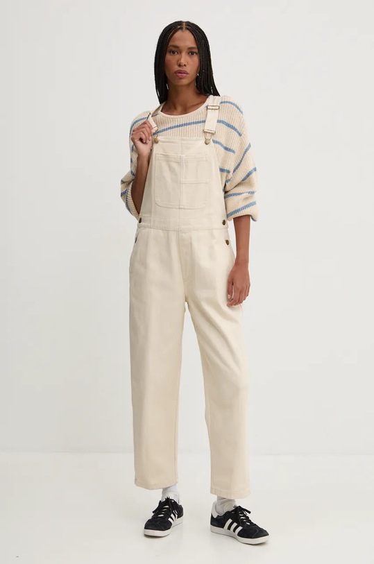 Billabong salopete din denim Sand Canyon Overall bej ABJDP00159