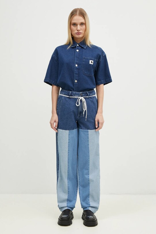 adidas Originals jeans x Ksenia Schneider IW5663 albastru