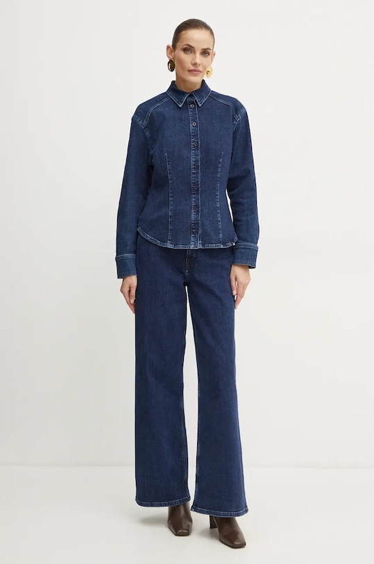 Ivy Oak jeansi IO115188 bleumarin AW24