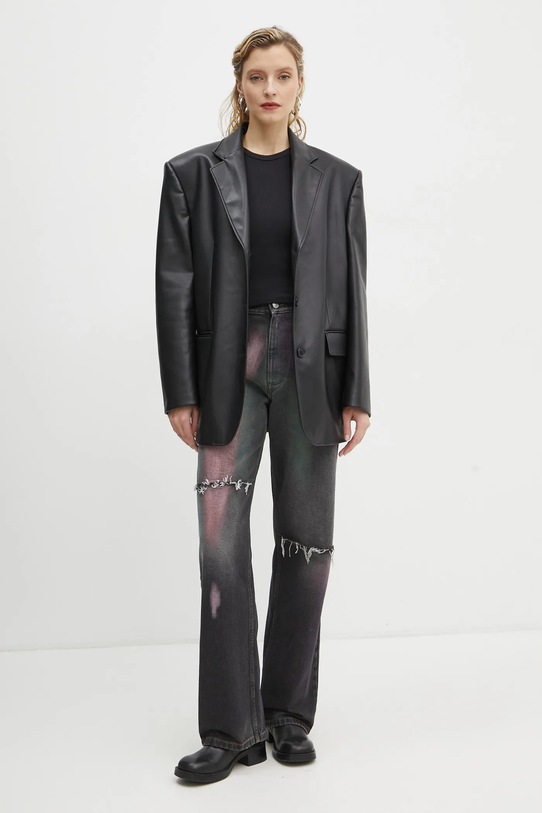 Джинсы MM6 Maison Margiela S62LB0180.S30848 серый AW24