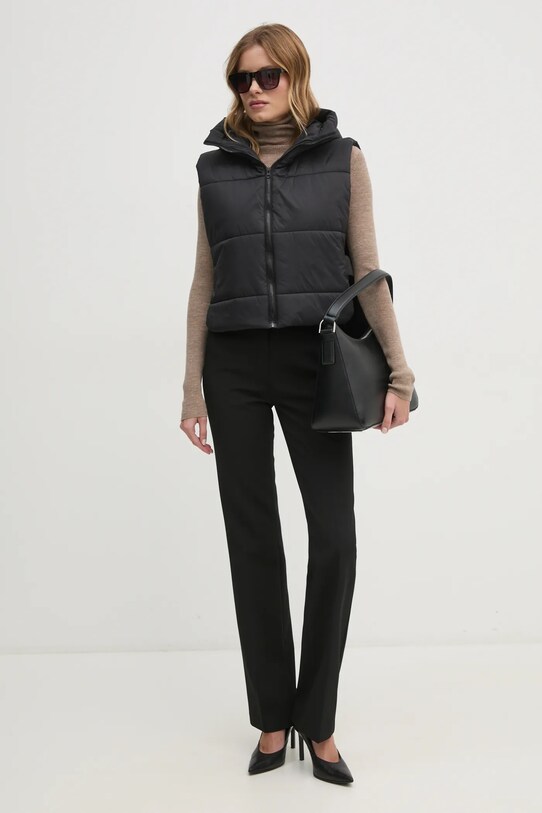 Sisley spodnie 44Q5LF03I czarny AW24