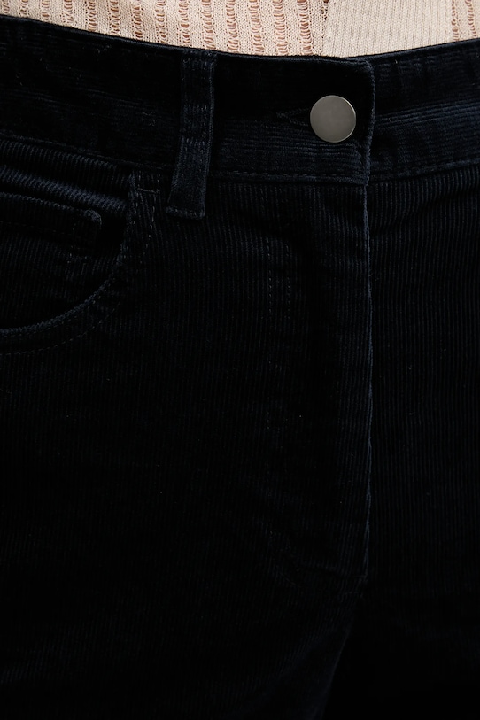 Sisley spodnie sztruksowe granatowy 46C2LE02W