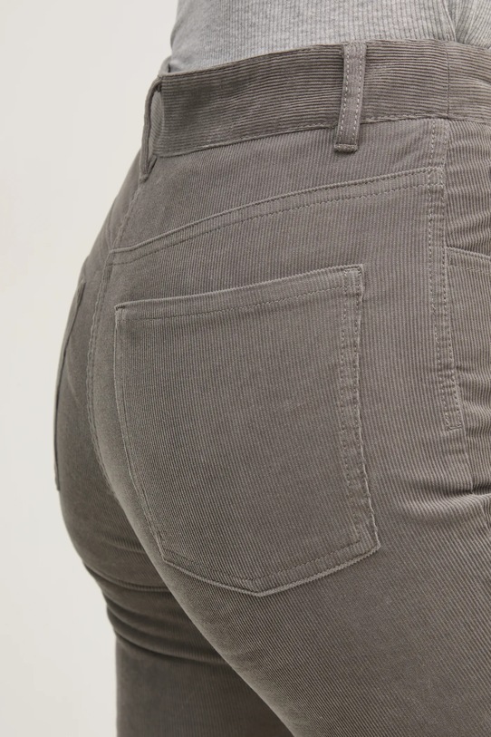 Manšestrové kalhoty Sisley šedá 46C2LE02W