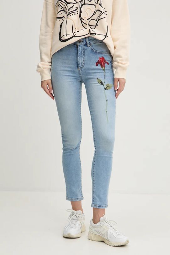 Desigual jeansy AINA niebieski 24WWDD19