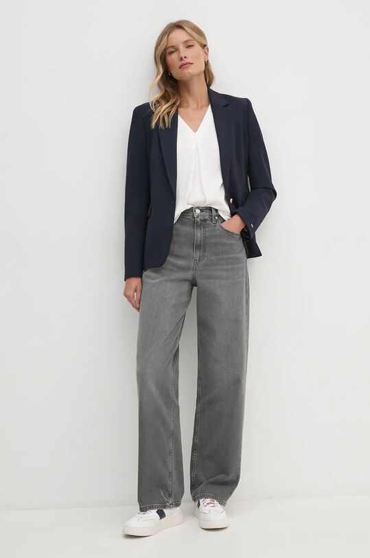 Tommy Hilfiger jeansy WW0WW42795 szary AW24