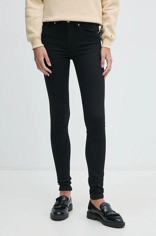 Tommy Hilfiger jeansy Planet friendly czarny WW0WW44115