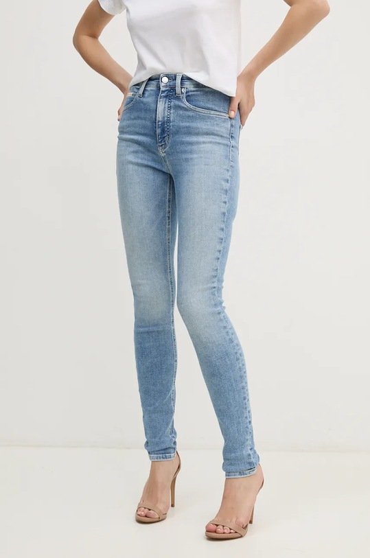 Džíny Calvin Klein Jeans Planet friendly modrá J20J225386