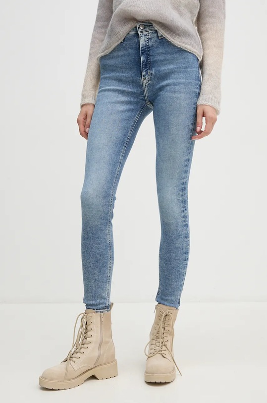 Džíny Calvin Klein Jeans Planet friendly modrá J20J224029