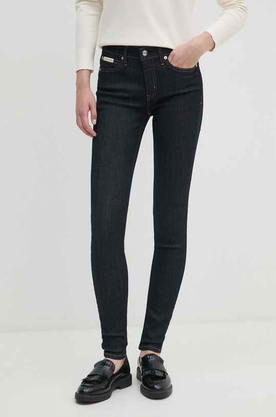 Rifle Calvin Klein Jeans Planet friendly tmavomodrá J20J224018