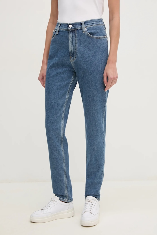 Rifle Calvin Klein Jeans Planet friendly modrá J20J224030