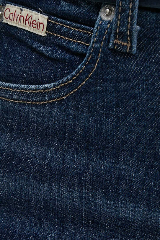 Rifle Calvin Klein Jeans tmavomodrá J20J224916