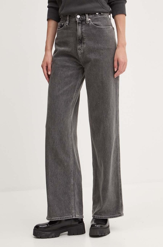 Džíny Tommy Jeans Planet friendly šedá DW0DW19614