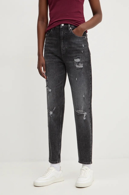 Tommy Jeans jeansi Planet friendly negru DW0DW19620