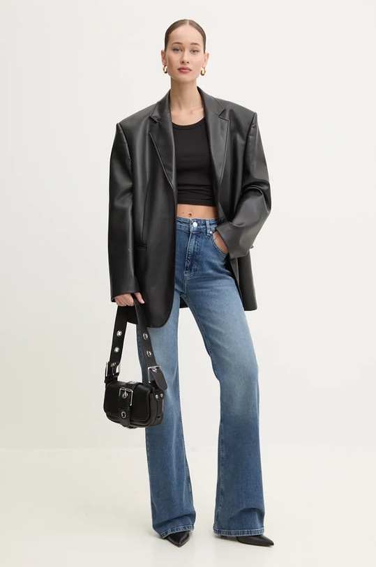 Τζιν παντελόνι Moschino Jeans 0309.8721 σκούρο μπλε AW24