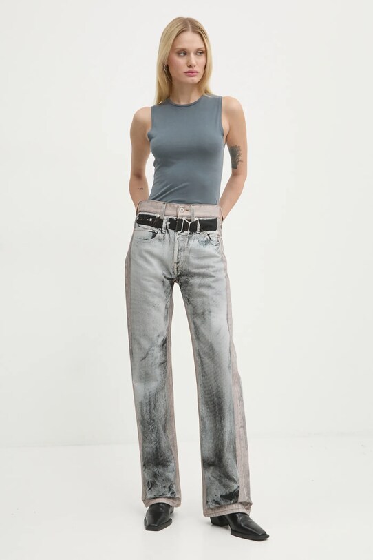 Rifle Y/Project YP TROMPE L'OEIL JEANS 207PA019 modrá AW24