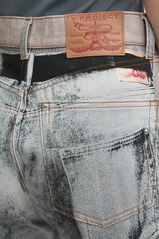 Rifle Y/Project YP TROMPE L'OEIL JEANS modrá 207PA019