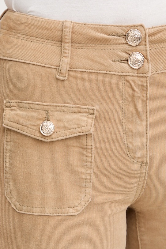 Menčestrové nohavice Morgan POLENO béžová POLENO