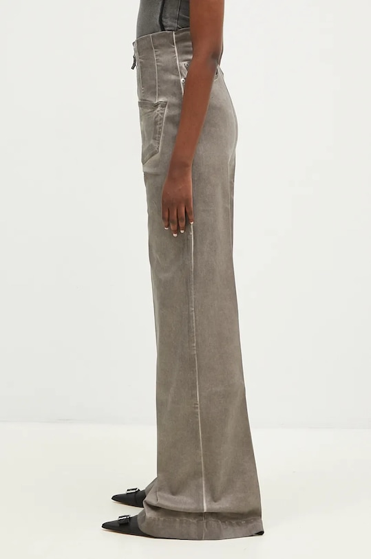 Rick Owens jeansy Dirt Cooper DS02D2303.HSCF szary AW24