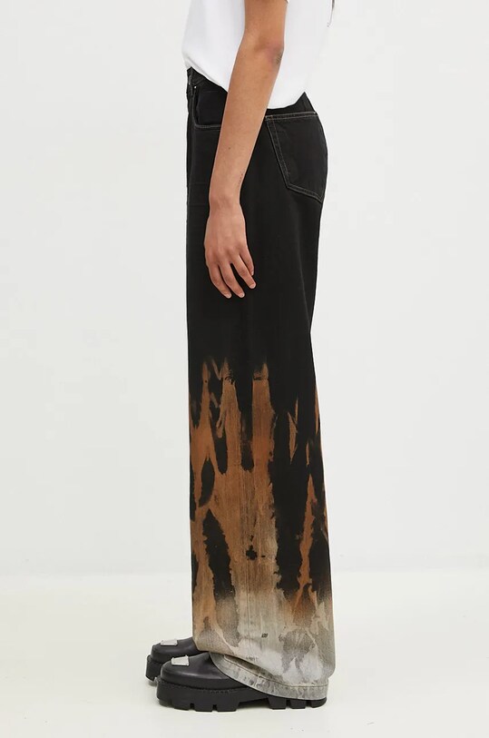 Traperice Rick Owens Geth Jeans DS02D2305.BSUN crna AW24