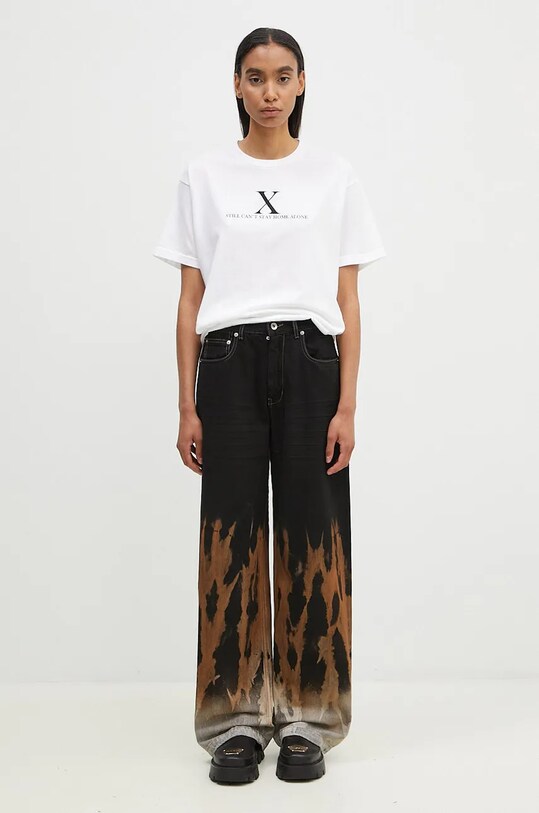 Traperice Rick Owens Geth Jeans DS02D2305.BSUN crna